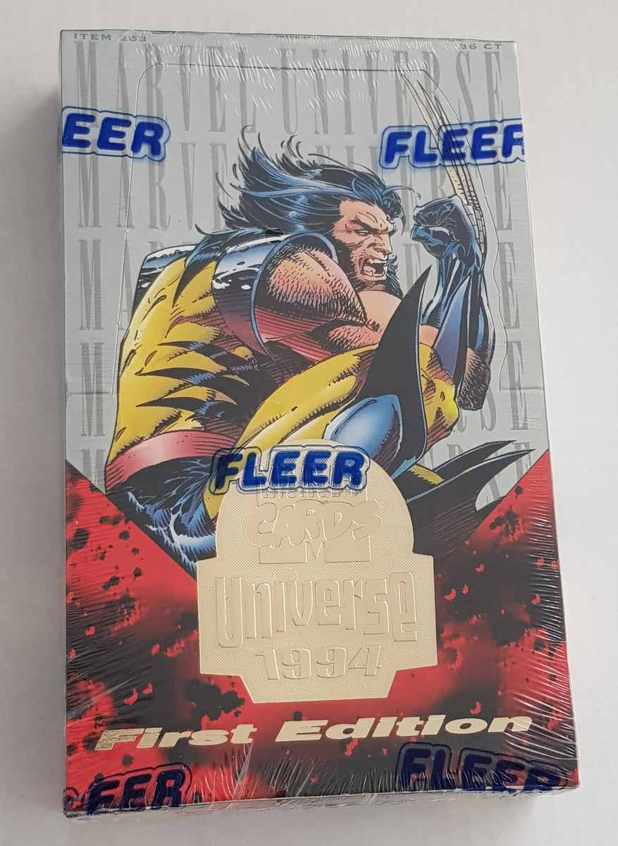 1994 Fleer Marvel Universe (1st Edition) Sealed Trading Card Box 1994 Fleer Marvel Universe (1st Edition) Sealed Trading Card Box