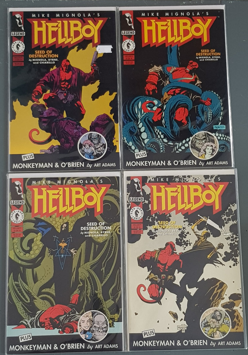 Hellboy Seed of Destruction #1-4 VF/NM Complete Set – Rotterdam Comics