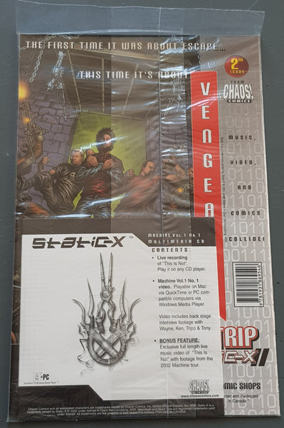 Static-X #1 NM Photo Cover Variant (Polybagged w/CD)