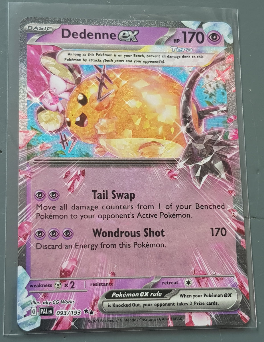 shiny dedenne pokemon card Pokemon Scarlet and Violet Paldea Evolved Dedenne Ex #093/193 Holo Tra –  Rotterdam Comics