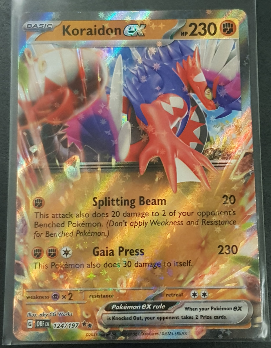 Carta Pokémon Koraidon Ex Obsidiana Em Chamas Original