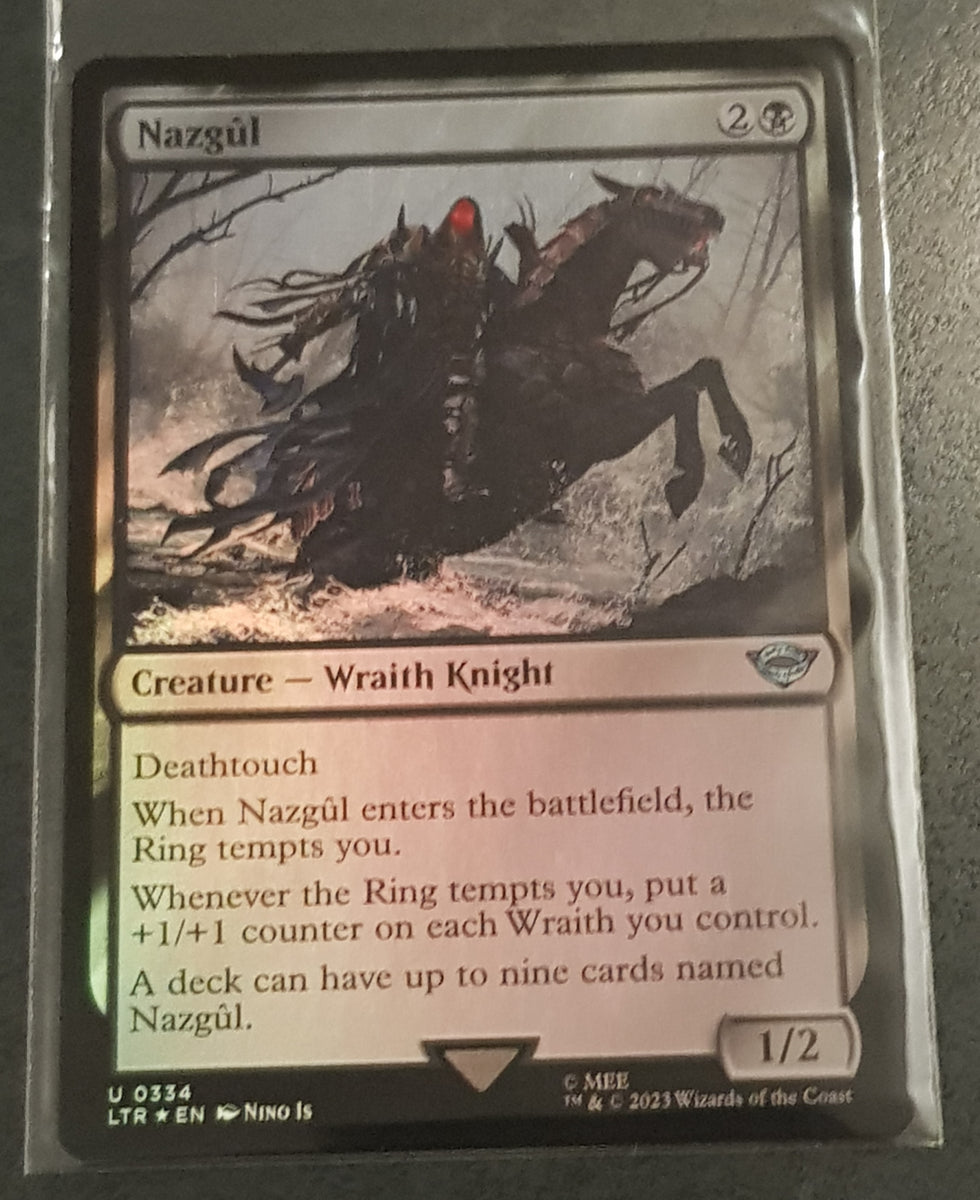 Magic the Gathering Lord of the Rings Nazgul LTR #334 Foil Trading Car –  Rotterdam Comics