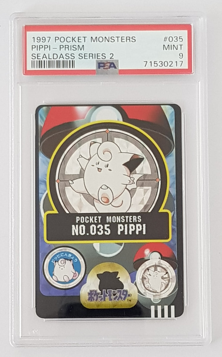 1997 Sealdass Series Pocket Monsters (Pokemon) Pippi #035 PSA 9