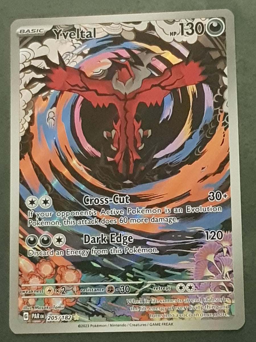 Pokemon Scarlet and Violet Paradox Rift Yveltal #205/182 Full Art illu – Rotterdam Comics