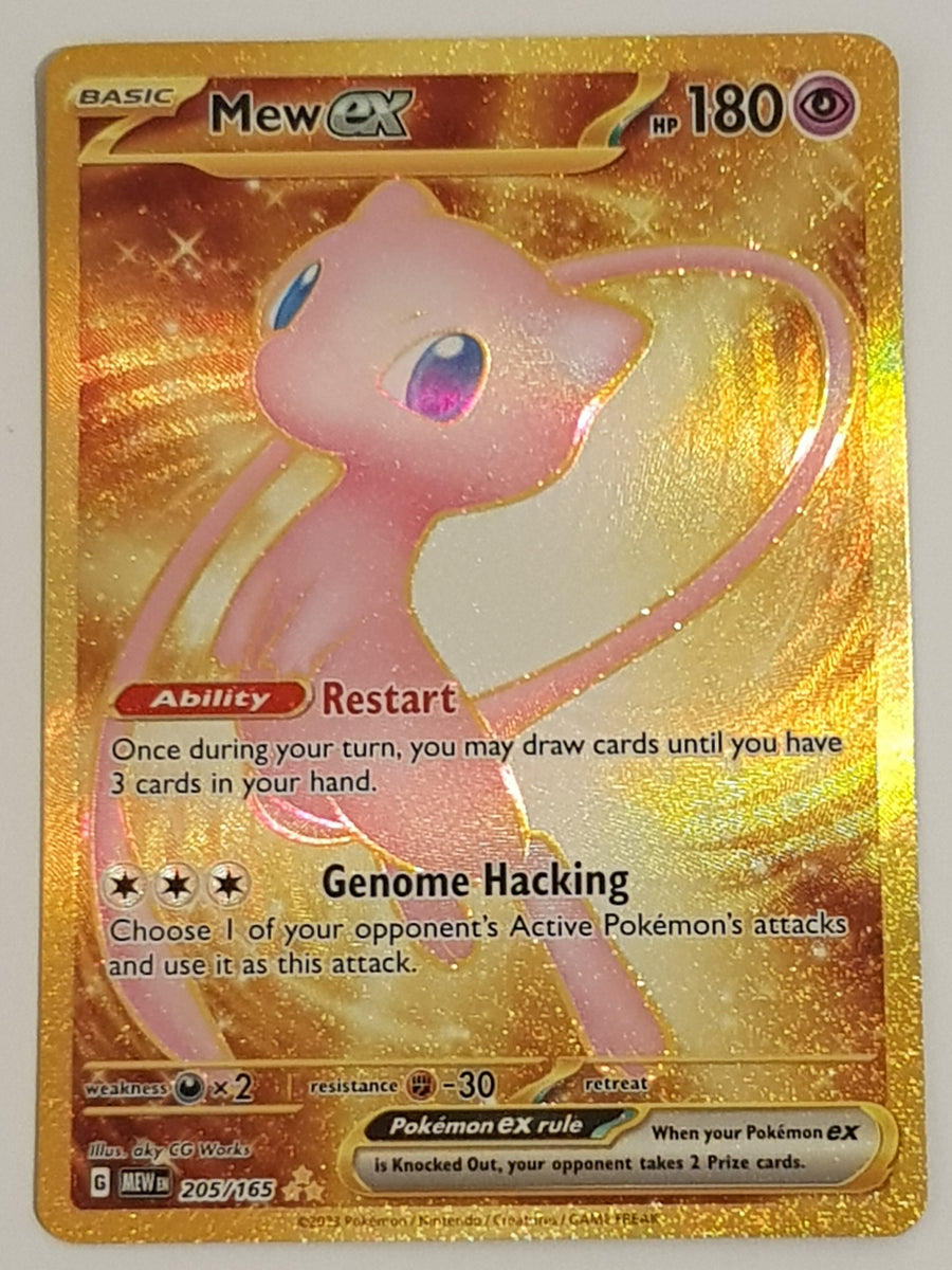 Pokemon Scarlet and Violet 151 Mew Ex #205/165 Hyper Rare Holo Trading –  Rotterdam Comics