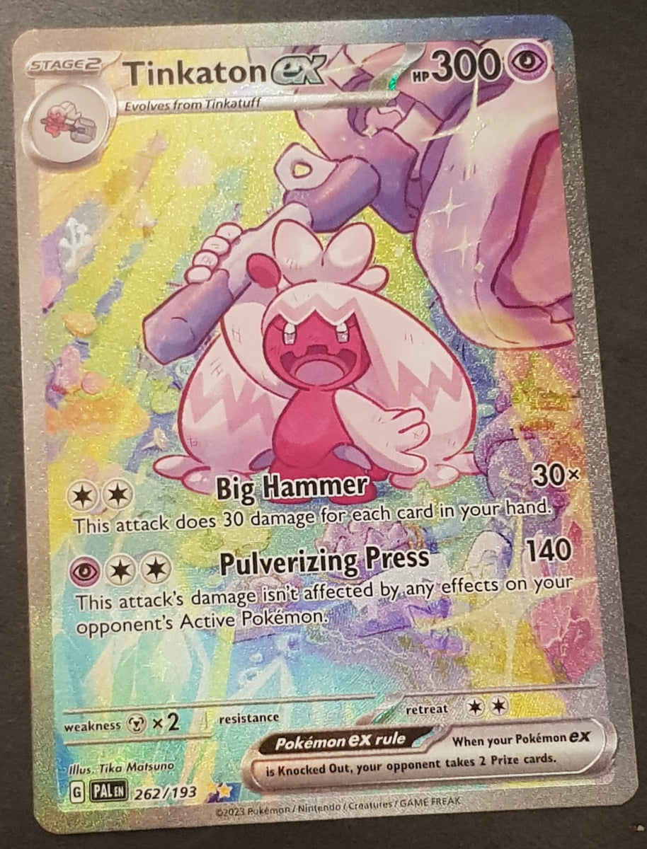 Pokemon Scarlet and Violet Paldea Evolved Tinkaton Ex #262/193 Special –  Rotterdam Comics