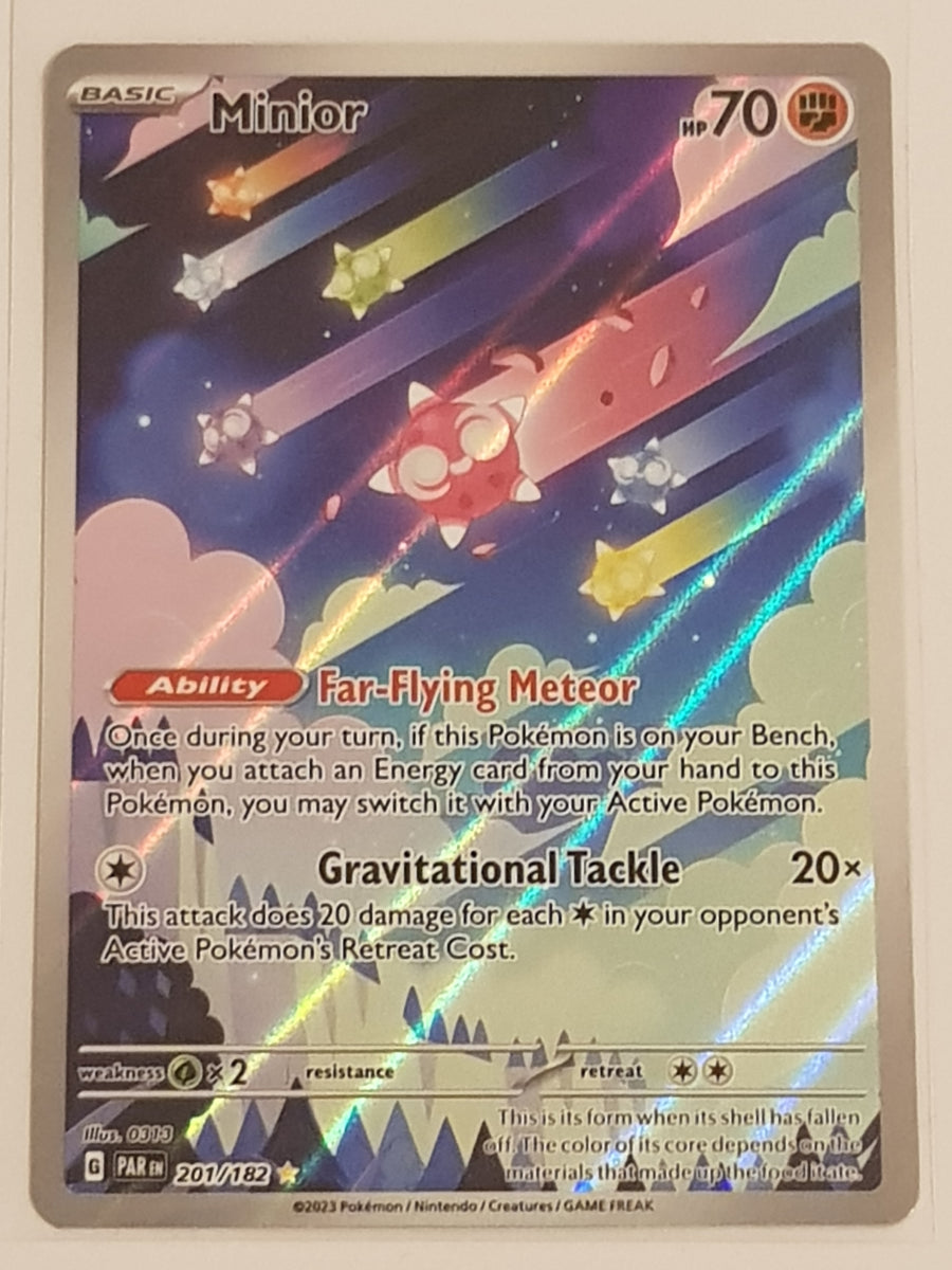 Pokemon Scarlet and Violet Paradox Rift Minior #201/182 Illustration R –  Rotterdam Comics