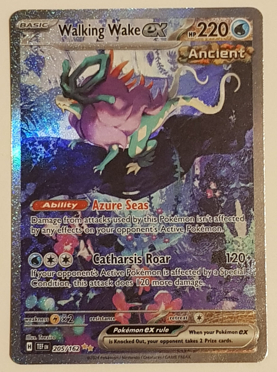 Pokemon Scarlet and Violet Temporal Forces Walking Wake Ex #205/162 Sp –  Rotterdam Comics