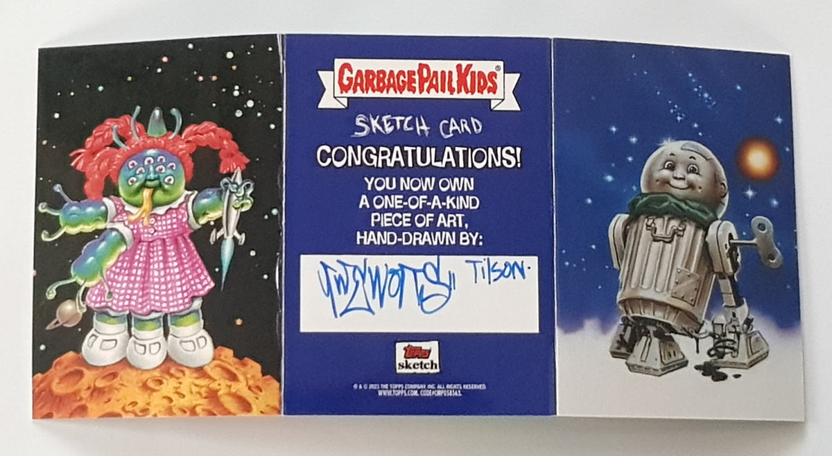 Garbage Pail Kids Intergoolactic Mayhem Original Gregory Tilson 