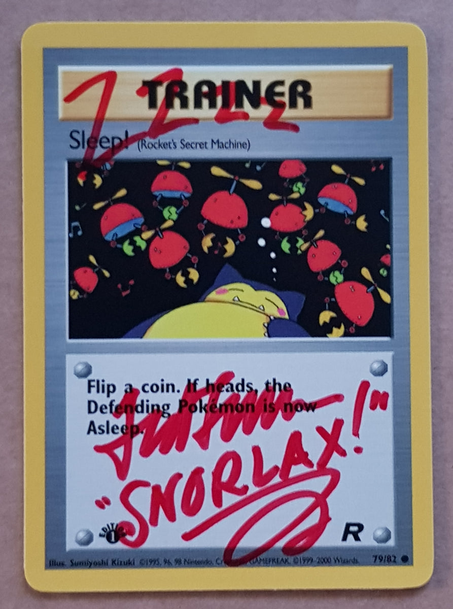 Pokemon Team Rocket (1st Edition) Sleep! (Rocket's Secret Machine) #79 Rotterdam Comics Pokemon Team Rocket (1st Edition) Sleep! (Rocket's Secret Machine) #79 Rotterdam Comics