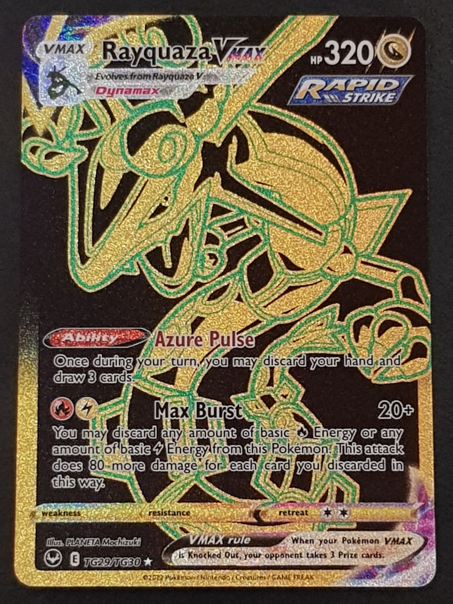 pokemon card rayquaza vmax rapid strike Rayquaza Vmax (SIT TG20) main image 1