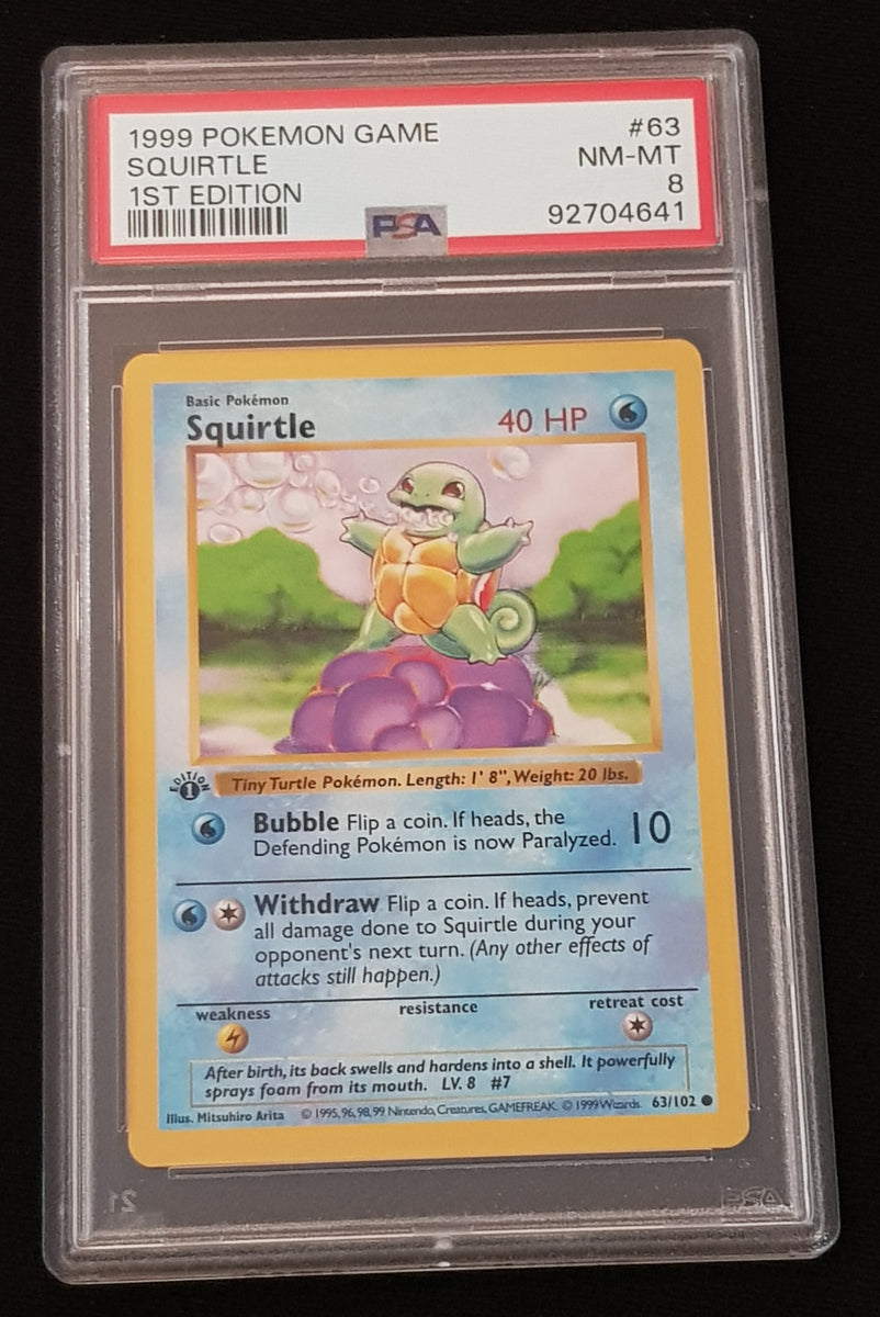 first edition squirtle pokemon card Base Set (1st Edition) #63/102 PSA 8 Trading – Rotterdam Comics Style:Eldrazi Incursion Sell Bewitching Leechcraft - Oversize Cards