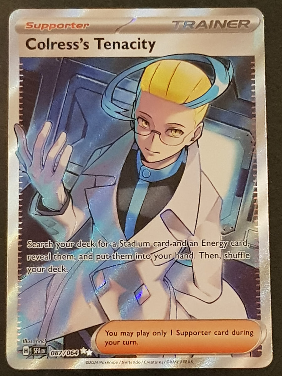 Pokemon Scarlet and Violet Shrouded Fable Colress's Tenacity #087/064 –  Rotterdam Comics