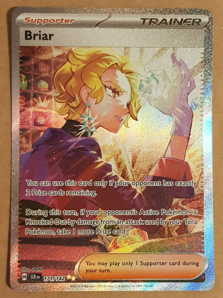 Pokemon Scarlet and Violet Stellar Crown Briar #171/142 Special Illust   Rotterdam Comics