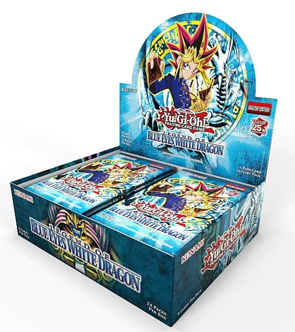 yugioh 25th anniversary booster box case Yu-Gi-Oh! Legend of Blue-Eyes White Dragon 25th Anniversary Edition Factory Sealed Case (12 Booster Boxes)