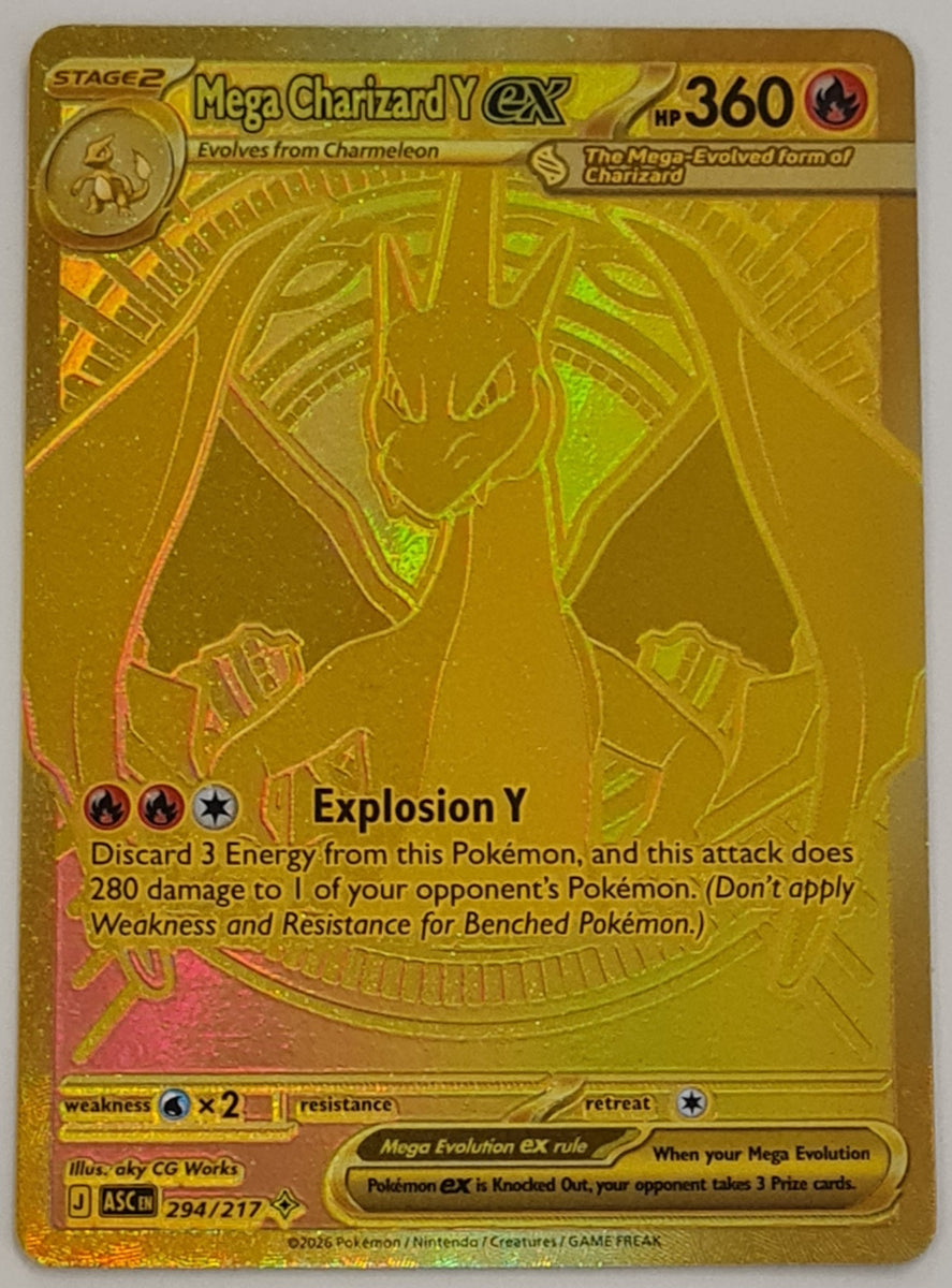 Pokemon Mega Evolution Ascended Heroes Mega Charizard Y Ex #294/217 Se Rotterdam Comics Pokemon Mega Evolution Ascended Heroes Mega Charizard Y Ex #294/217 Se Rotterdam Comics