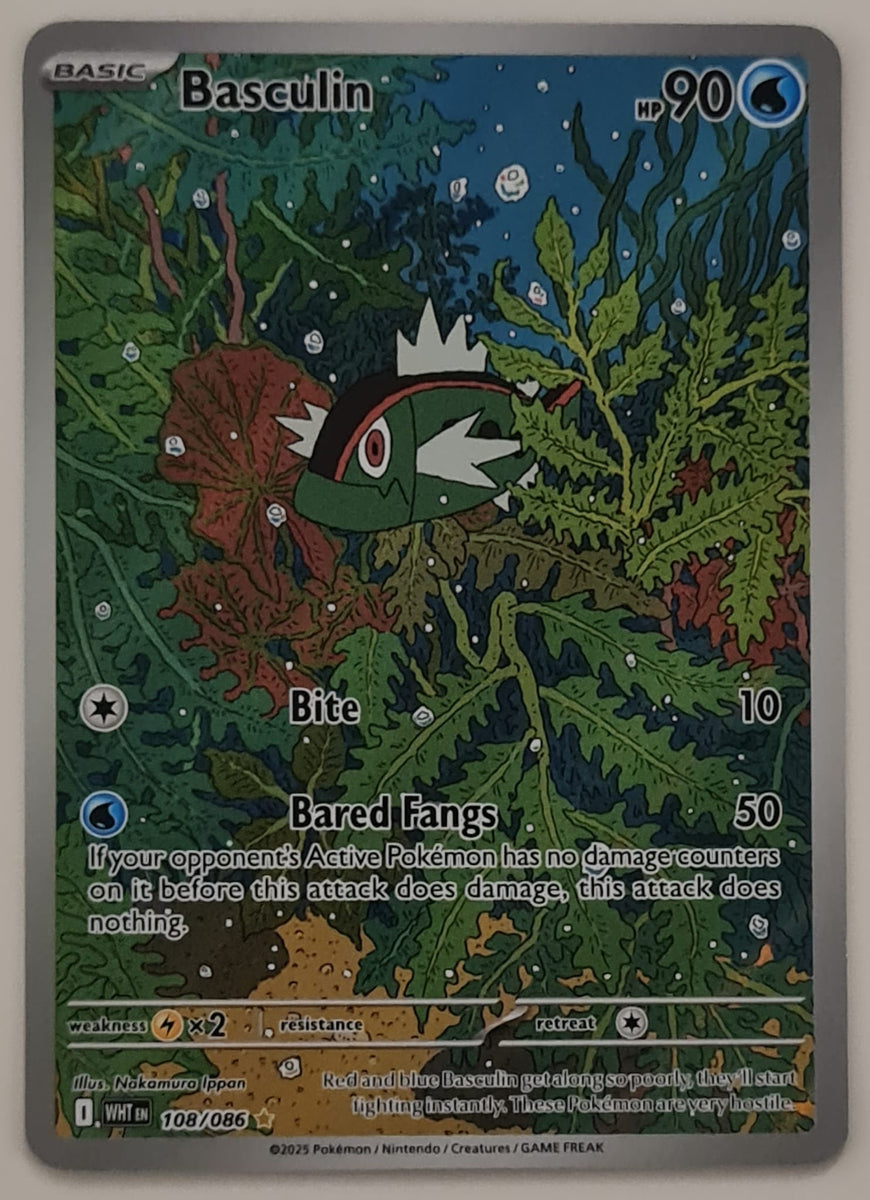Pokemon Scarlet and Violet White Flare Basculin #108/086 Illustration –  Rotterdam Comics