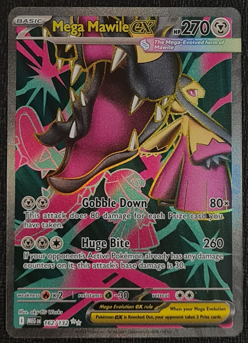 Pokemon Mega Evolution Mega Mawile Ex #162/132 Ultra Rare Holo Trading –  Rotterdam Comics
