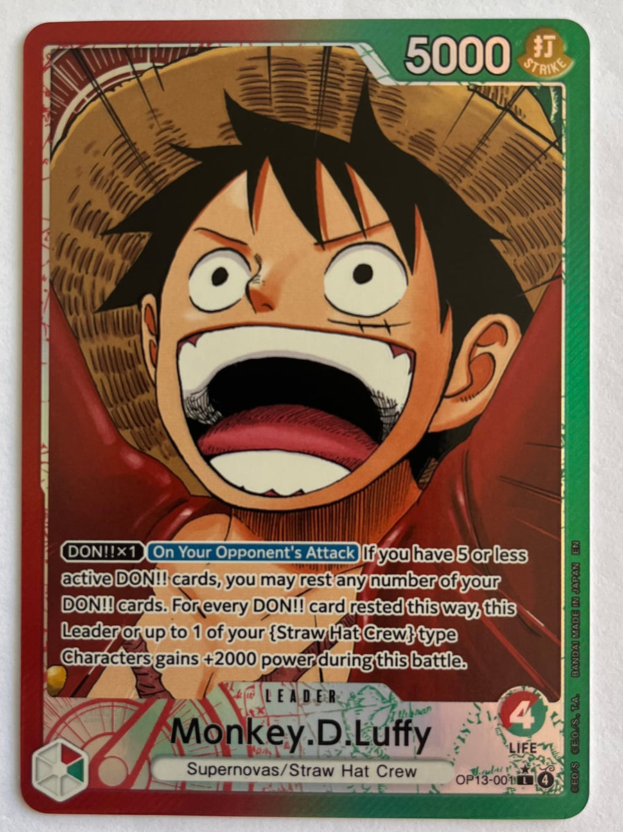 One Piece Card Game OP-13 Carrying on his Will Monkey D. Luffy