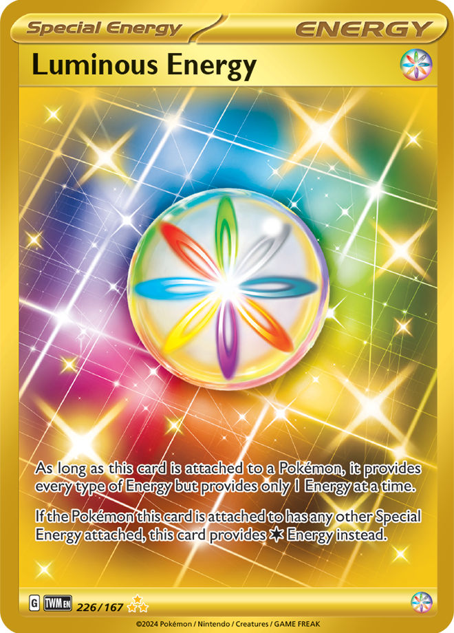 Pokemon Scarlet and Violet Twilight Masquerade Luminous Energy #226/167 Secret Rare Holo Trading Card Pokemon Scarlet and Violet Twilight Masquerade Luminous Energy #226/167 Secret Rare Holo Trading Card