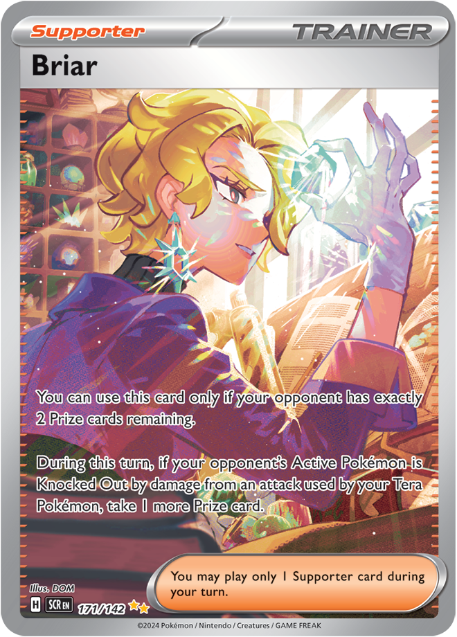 Pokemon Scarlet and Violet Stellar Crown Briar #171/142 Special Illust   Rotterdam Comics