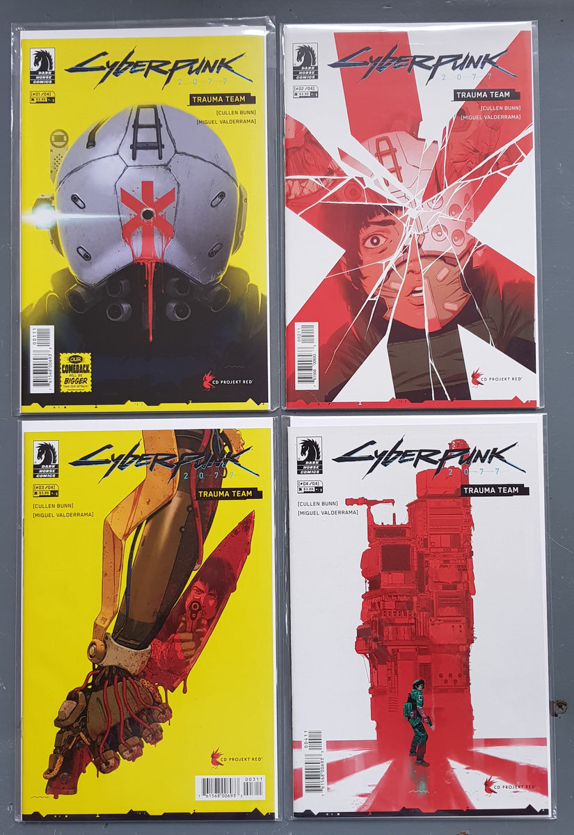 Cyberpunk 2077 Trauma Team #1-4 NM/NM+ Complete Set – Rotterdam Comics