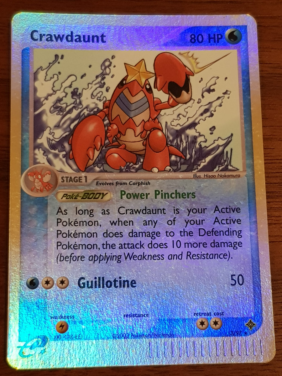 crawdaunt pokemon card price Pokemon EX Dragon Crawdaunt #3/97 Reverse Holo Trading Card