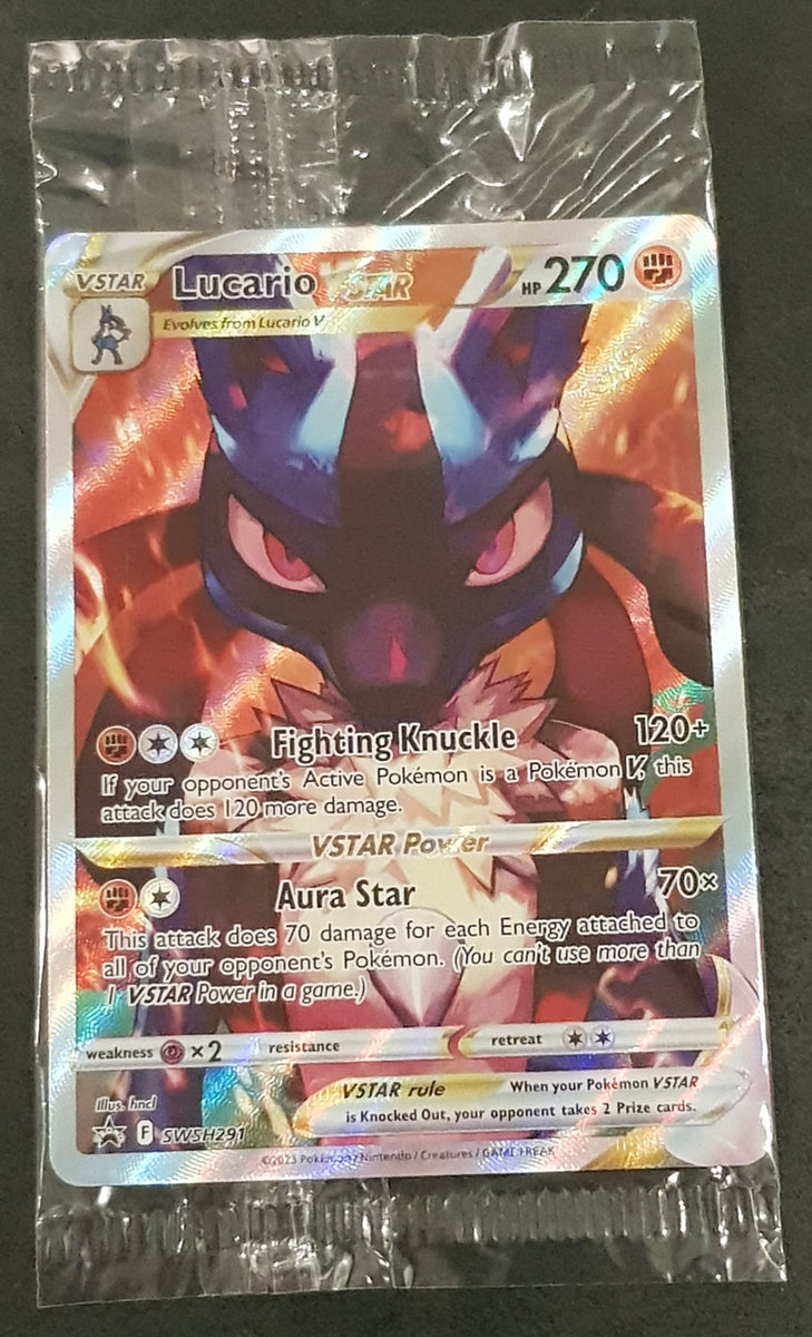 Pokemon Sword and Shield Crown Zenith Lucario Vstar #SWSH291 Sealed Bl –  Rotterdam Comics