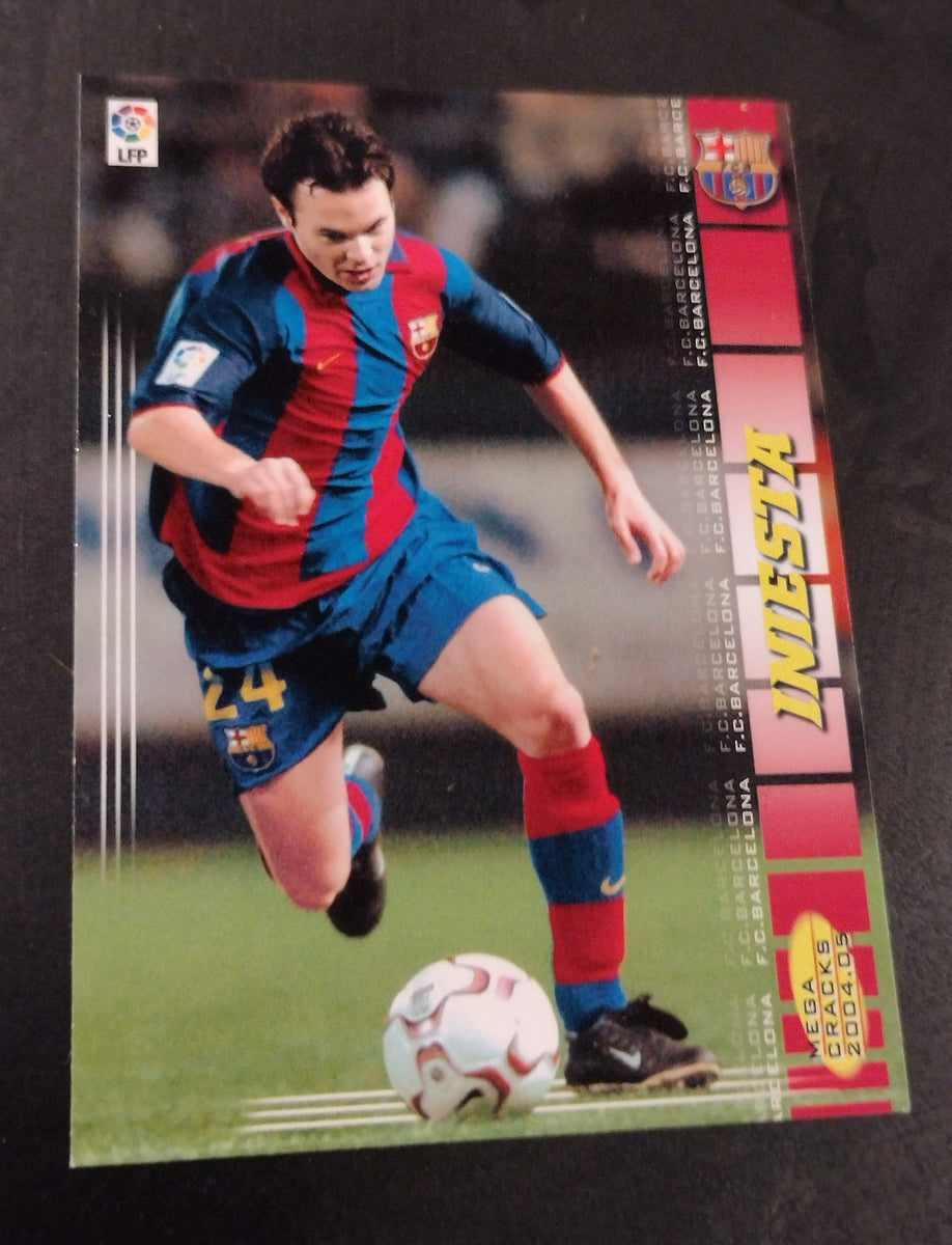 2004-05 Panini Mega Cracks La Liga Andres Iniesta #67 Rookie Card