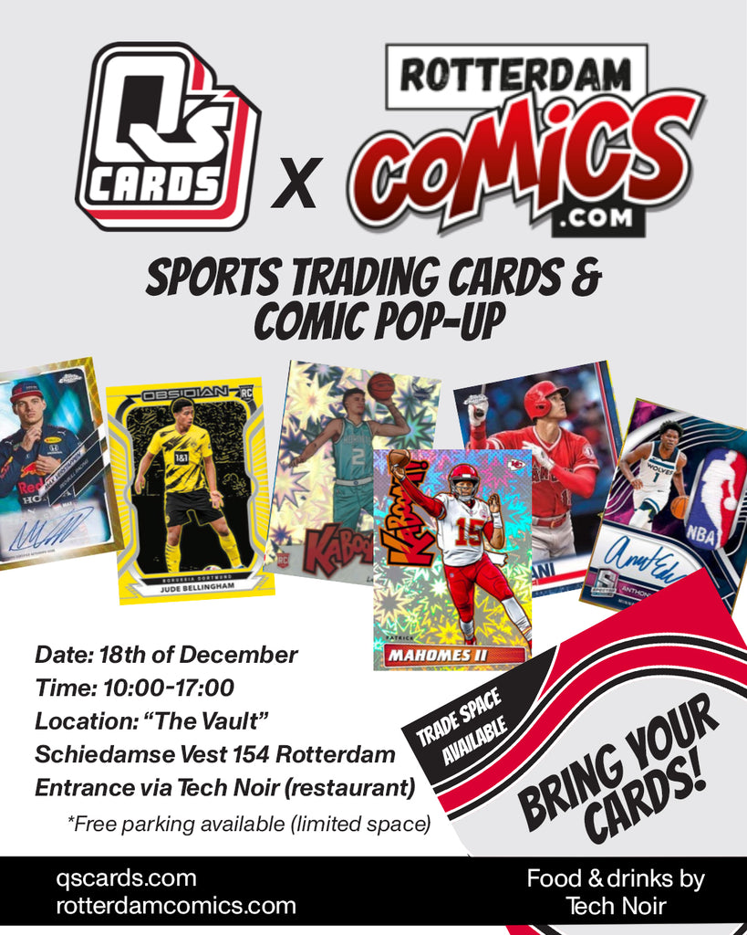 Q's Cards x Rotterdam Comics Sports Trading Cards & Comic Pop-Up