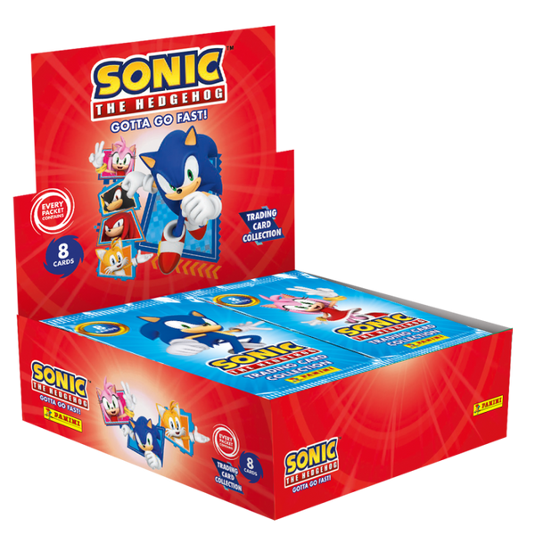 2024 Panini Sonic the Hedgehog Gotta Go Fast! Trading Card Collection Sealed Box (18 Packs)