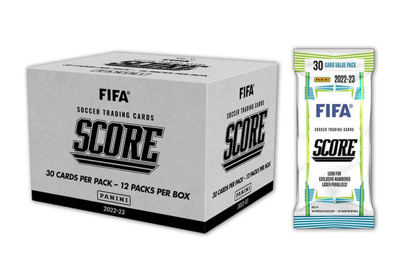 2022-23 Panini Score FIFA Soccer Fatpack Box Case (10ct)
