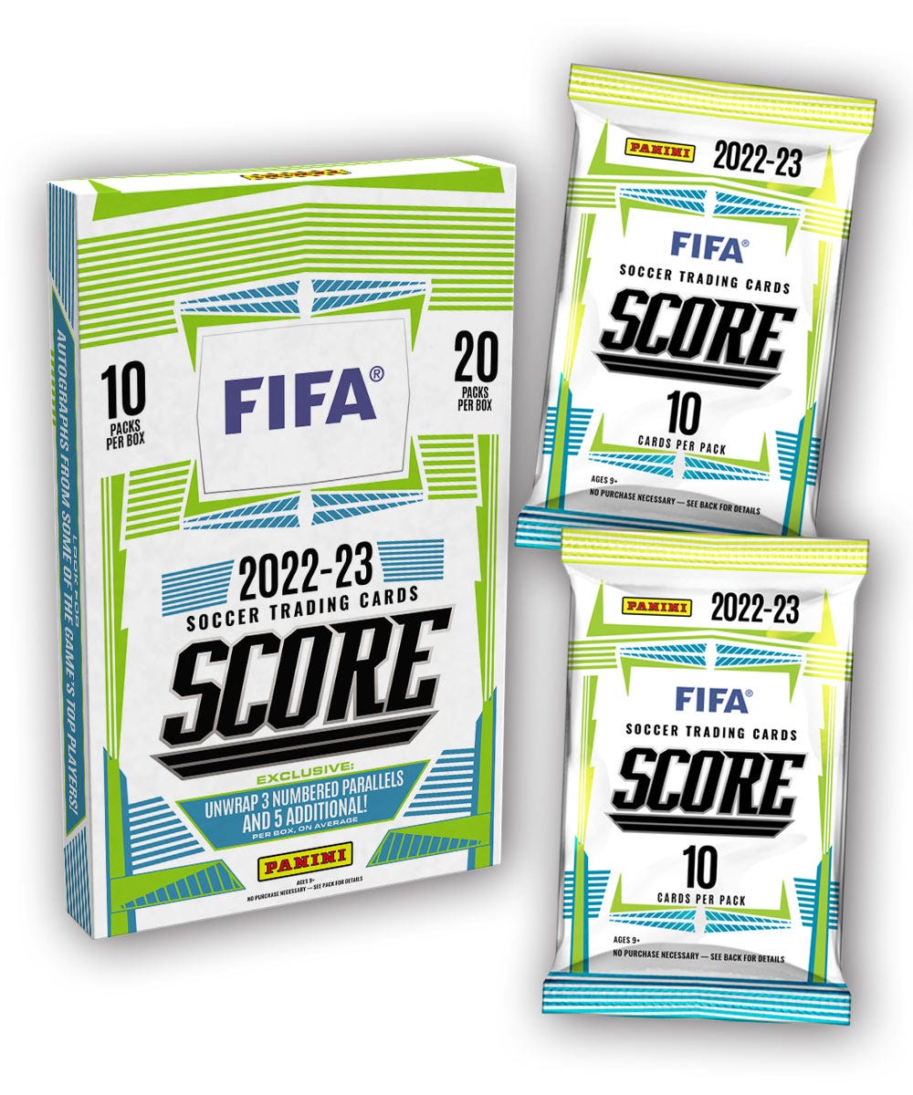 2022-23 Panini Score FIFA Soccer Retail Box