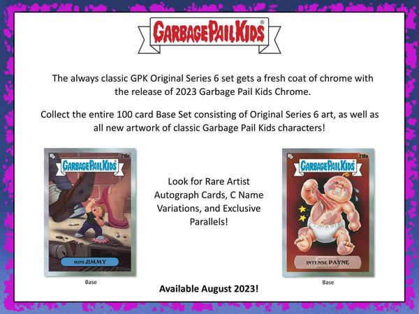 Garbage Pail Kids Chrome Series 6 Sealed Hobby Box