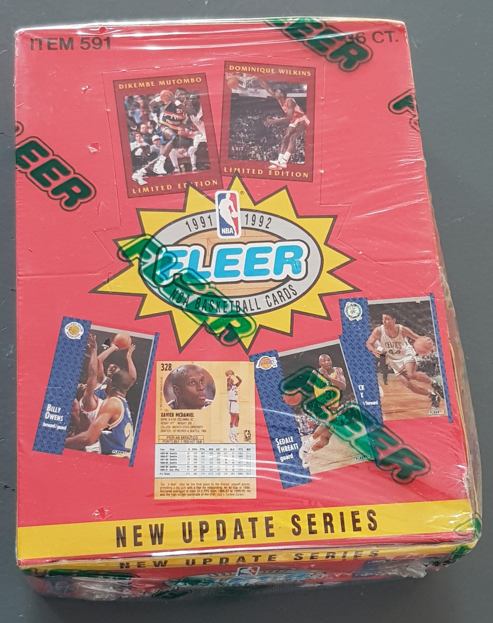 1991 Fleer Basketball Update Series 2 Sealed Trading Card Box