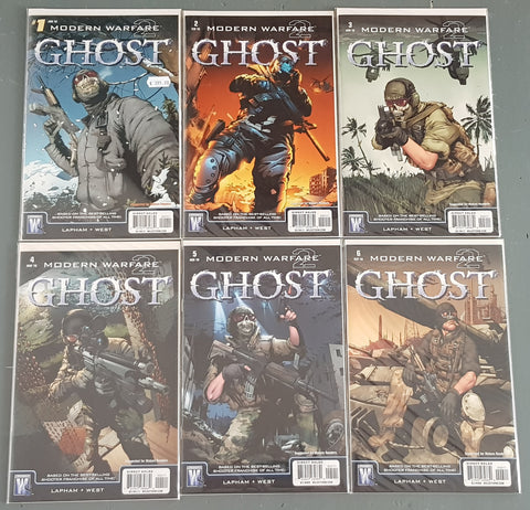Modern Warfare 2 Ghost #1-6 NM Complete Set