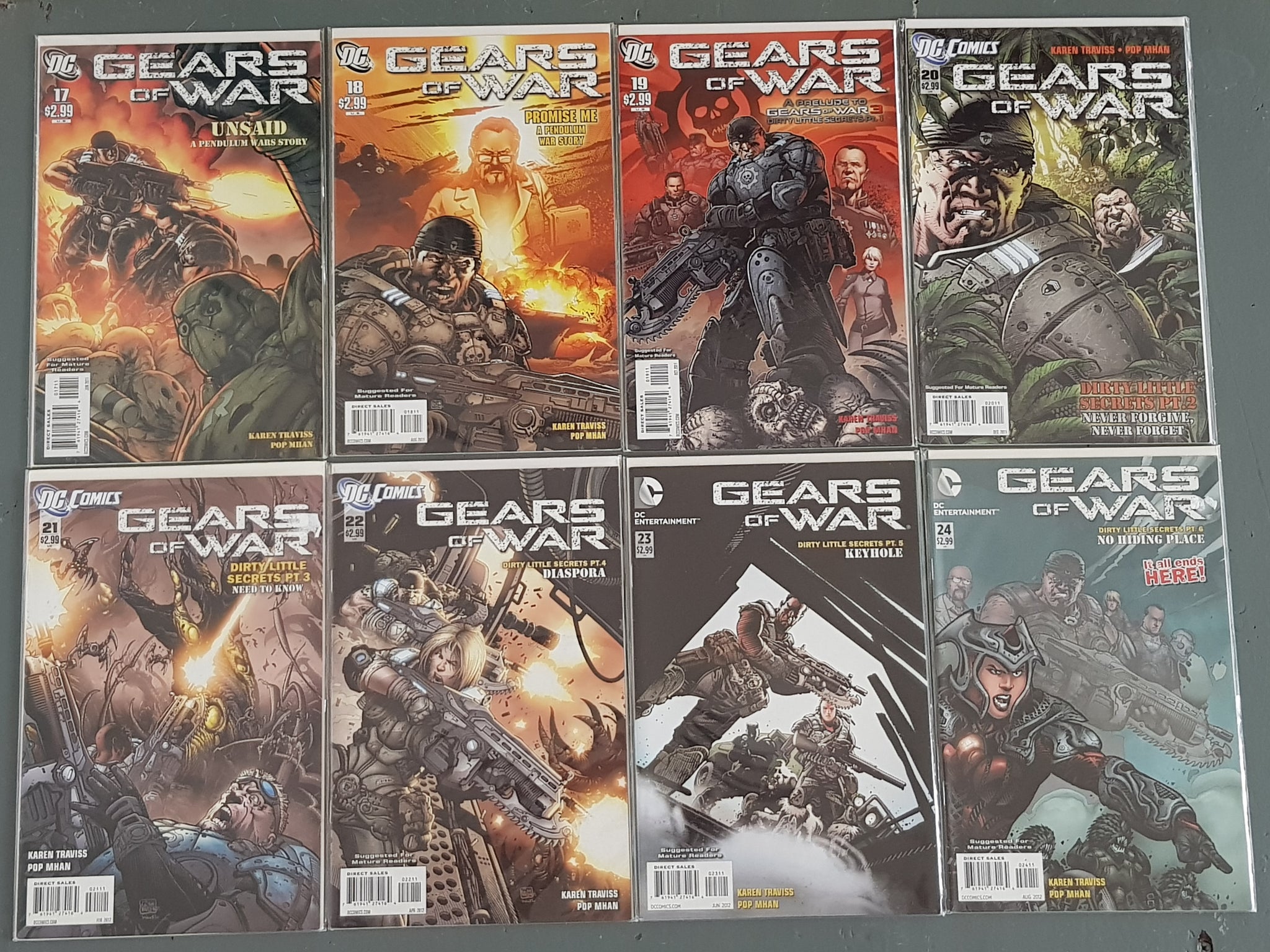gears of war comic books Gears of War #1-24 NM Complete Set – Rotterdam Comics
