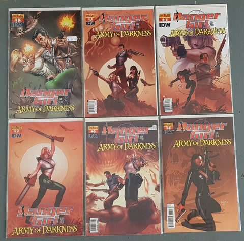 Danger Girl Army of Darkness #1-6 NM Complete Set