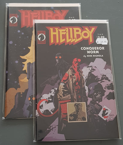 Hellboy Conqueror Worm #1-4 NM-/NM Complete Set