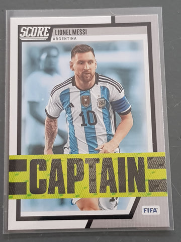 2022-23 Panini Score FIFA Lionel Messi Captain #1 Trading Card