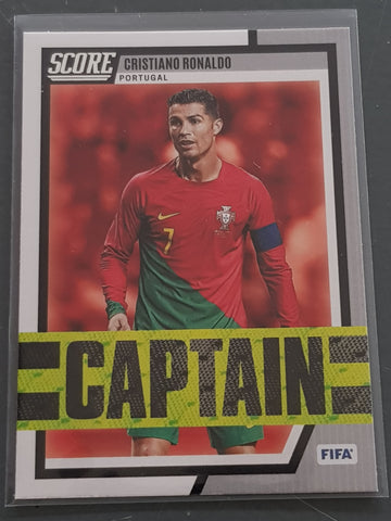 2022-23 Panini Score FIFA Cristiano Ronaldo Captain #8 Trading Card