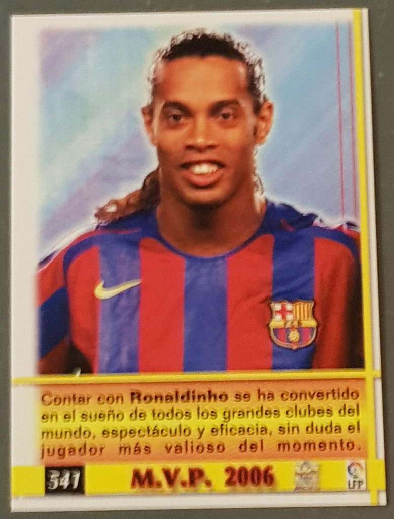 2005 Mundi Cromo Las Fichas De La Liga Ronaldinho #22 PSA 9 MINT on Fanatics Collect 2005 Mundi Cromo Las Fichas De La Liga Ronaldinho #22 PSA 9 MINT on Fanatics Collect