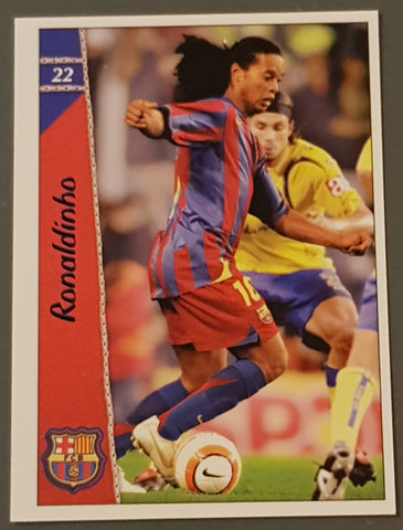 2007 Las Fichas de La Liga Mundicromo Ronaldinho #22 Trading Card