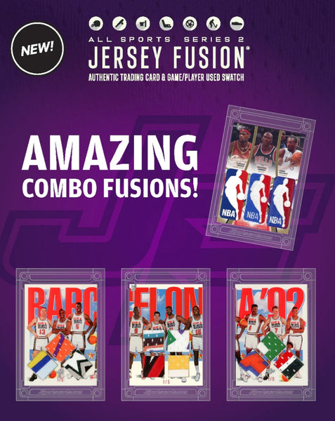 All Sports Series 2 Jersey Fusion Sealed Trading Card Box