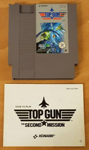 Top Gun the Second Mission Nintendo NES Video Game