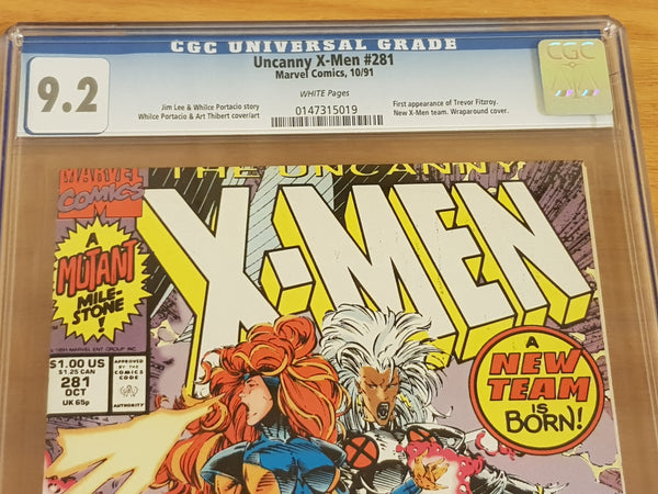 Uncanny X-Men #281 - CGC (9.2)