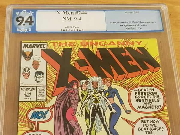 Uncanny X-Men #244 - PGX (9.4)