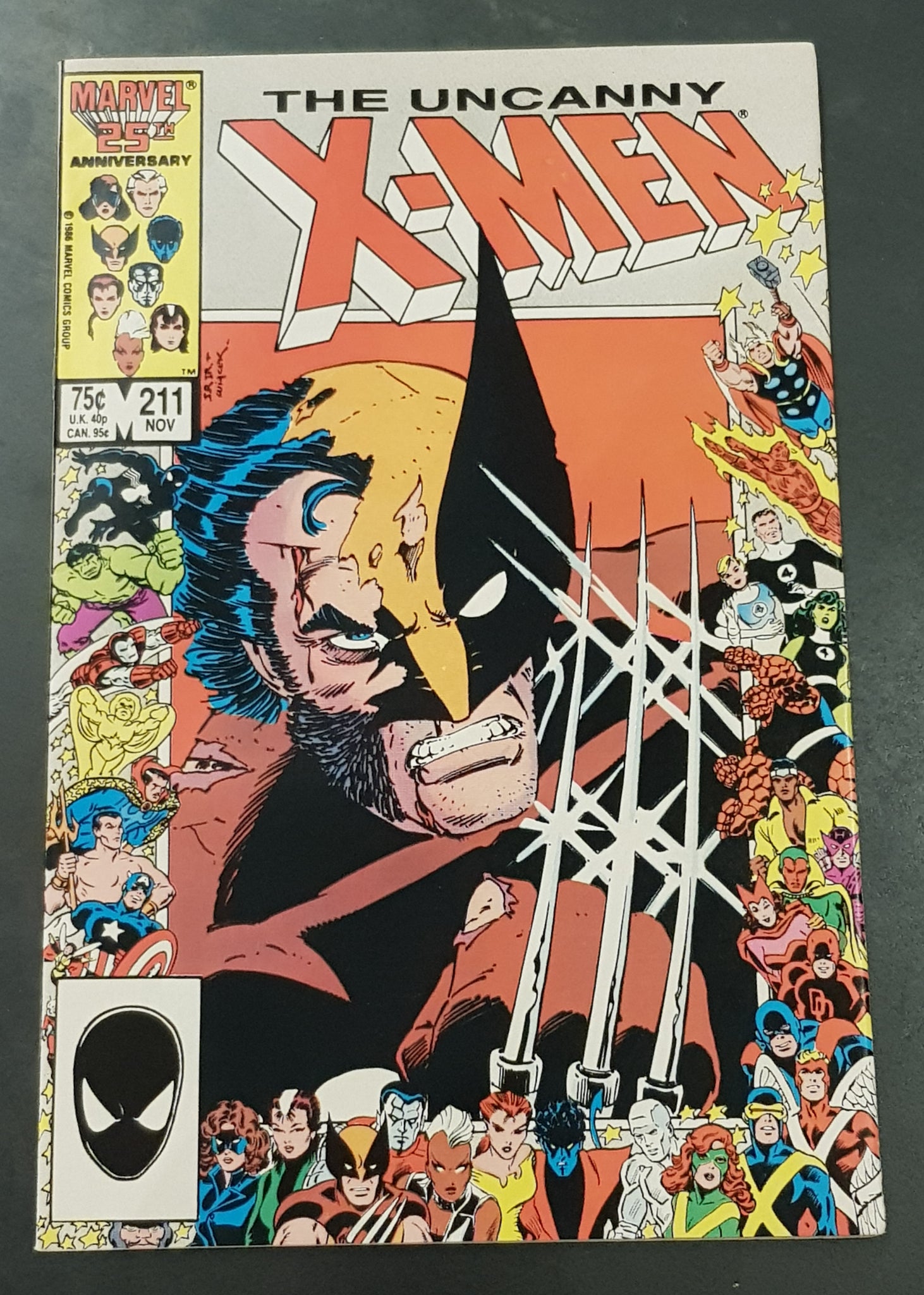 Uncanny X-Men #211 VF+