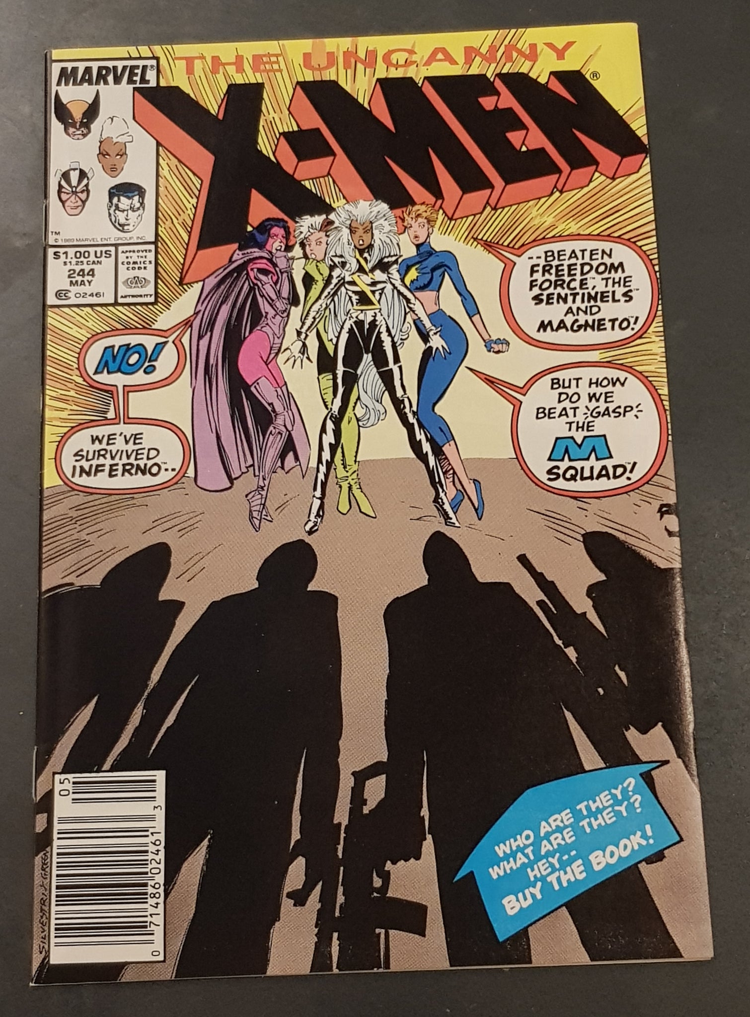 Uncanny X-Men #244 VF+