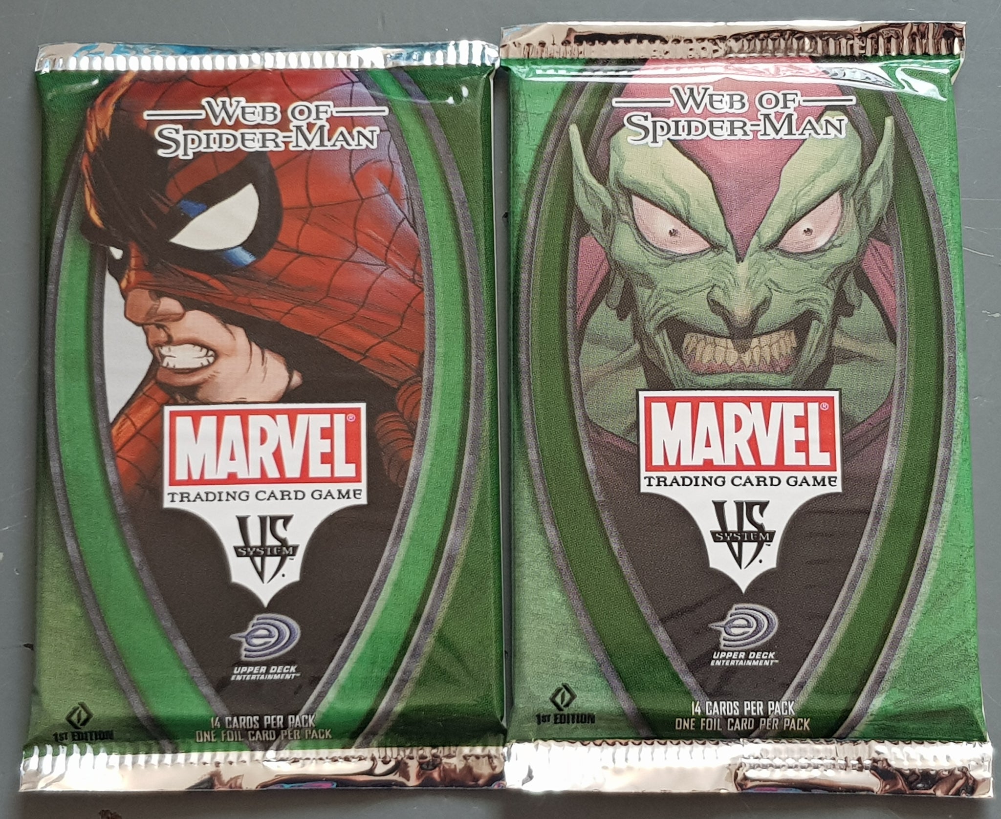 vs system marvel evolution booster box Marvel VS System TCG Web of Spider-Man (1) 1st Edition Booster Pack